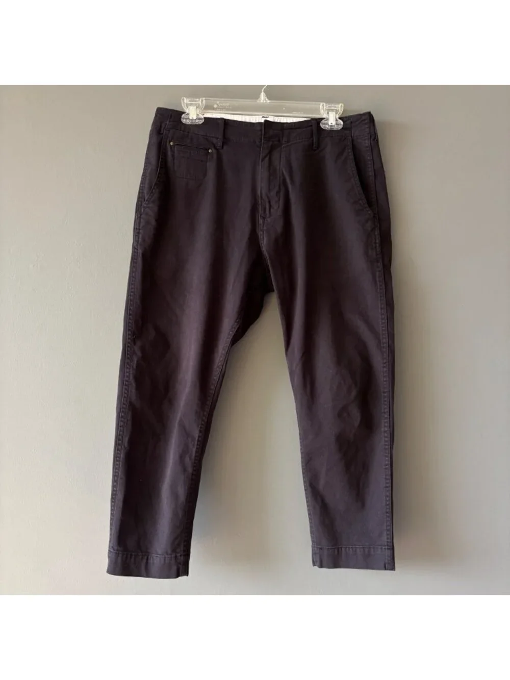 Sandinista Chino Pants Mens Medium Made In Japan Black Trousers